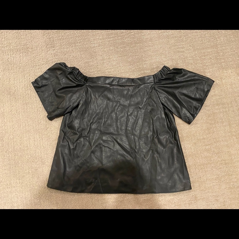 Bailey 44 Black Off-Shoulder Top